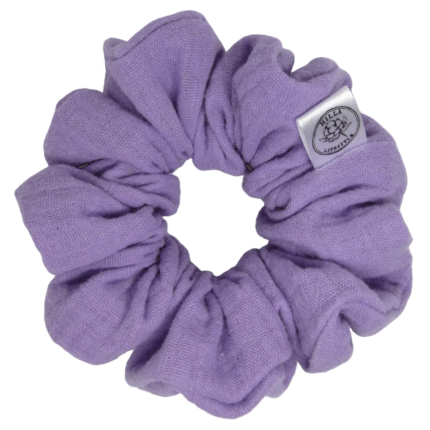 Musliini, Normaali - Hilla Lifestyle - Normaali Laventeli harso scrunchie