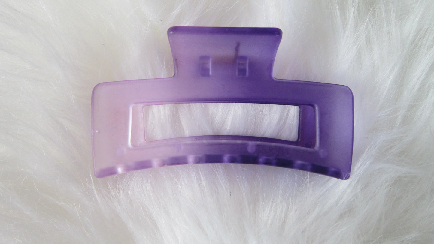 Clip - Hilla Lifestyle - Hiusklipsi lila-violetti matta 8cm 2-laatu