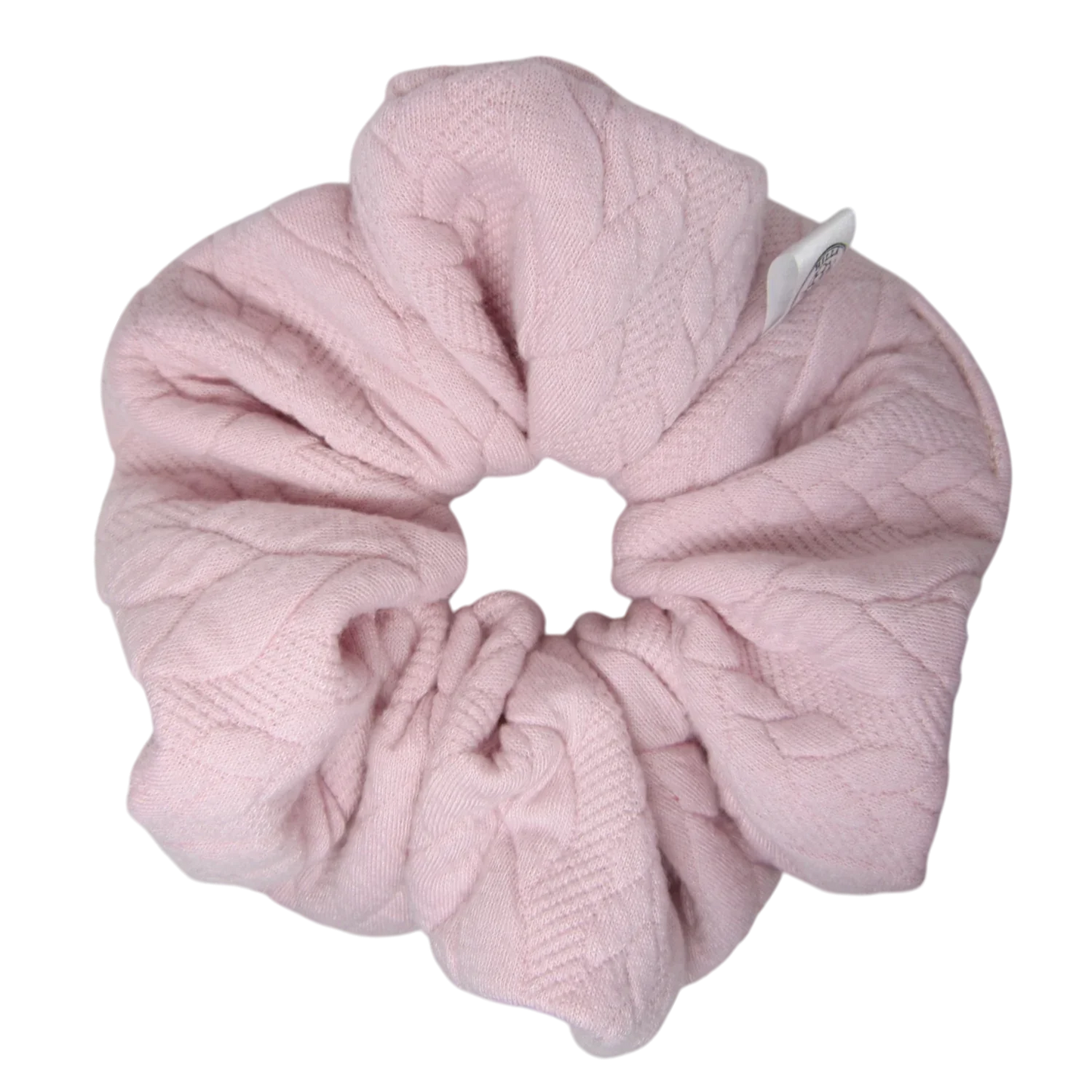 XXL vaaleanpunainen palmikko-scrunchie - Hilla Lifestyle