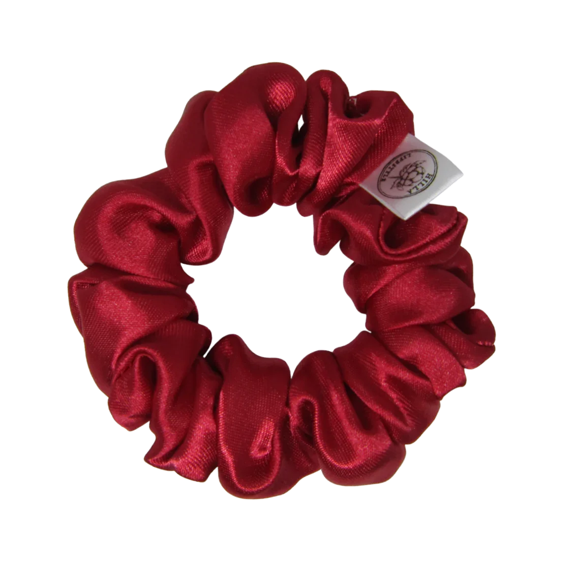 Mini Punainen satiini scrunchie - Hilla Lifestyle