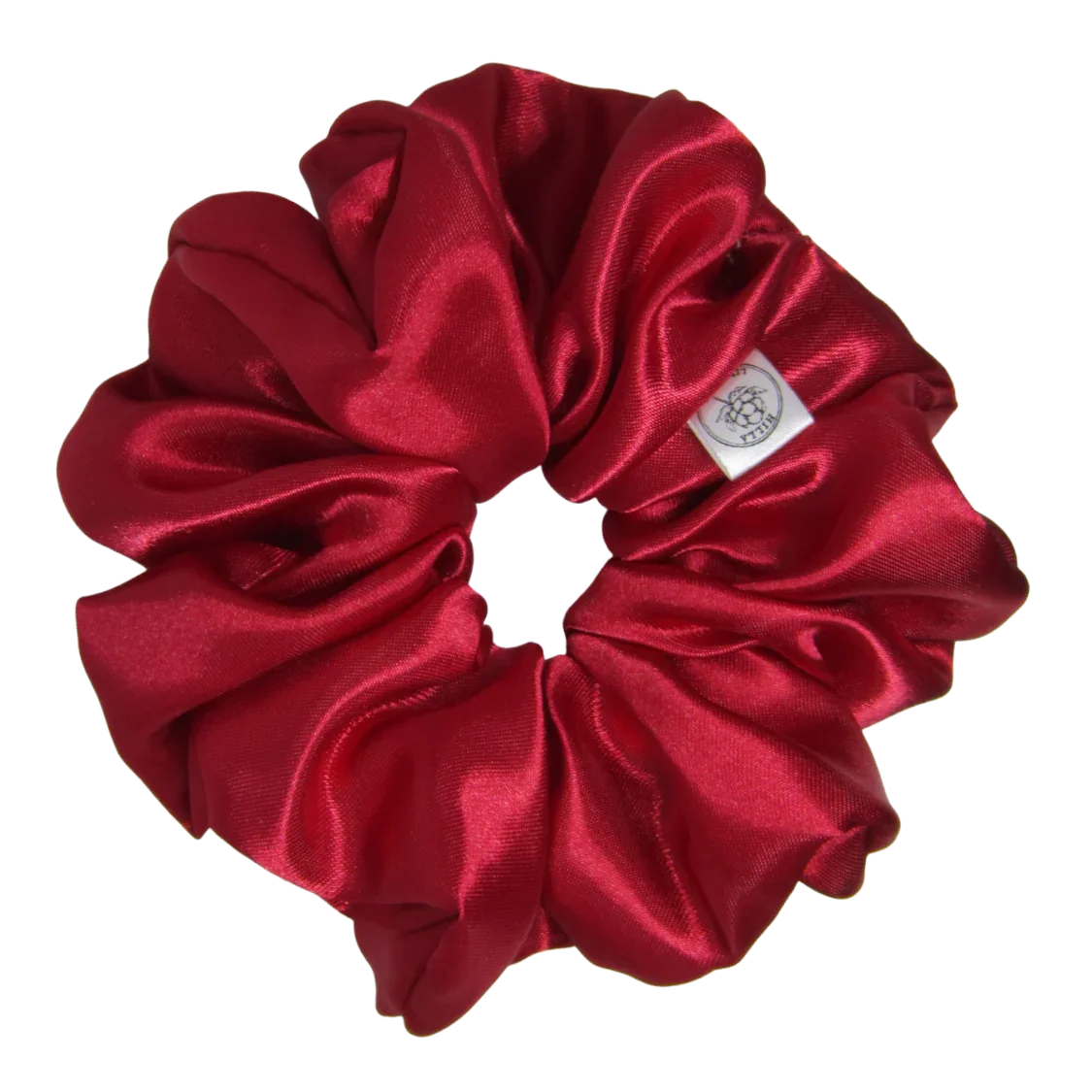 Satiini, XXL - Hilla Lifestyle - XXL Punainen satiini scrunchie
