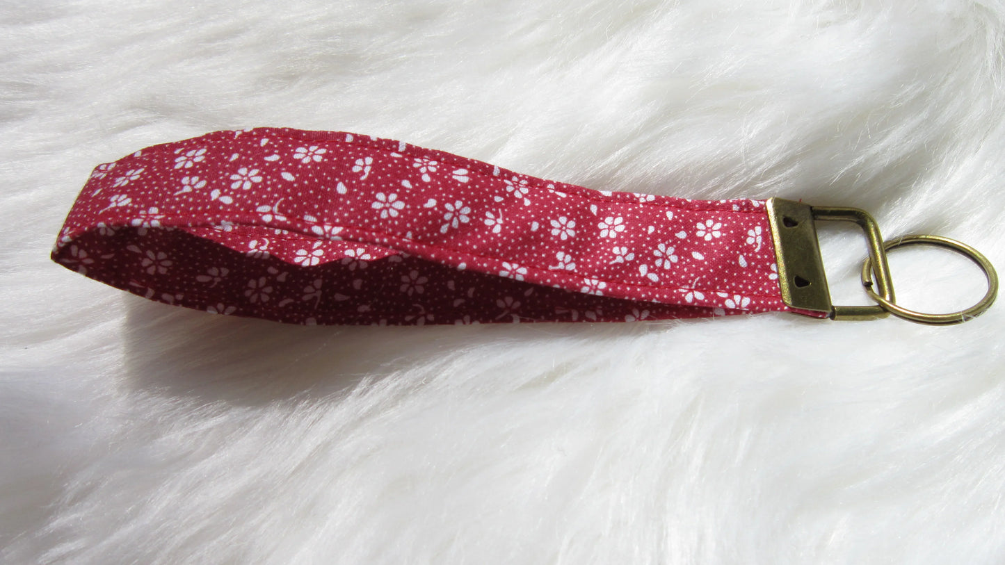 Wristlet - Hilla Lifestyle - Punainen kukka Wristlet avaimenperä