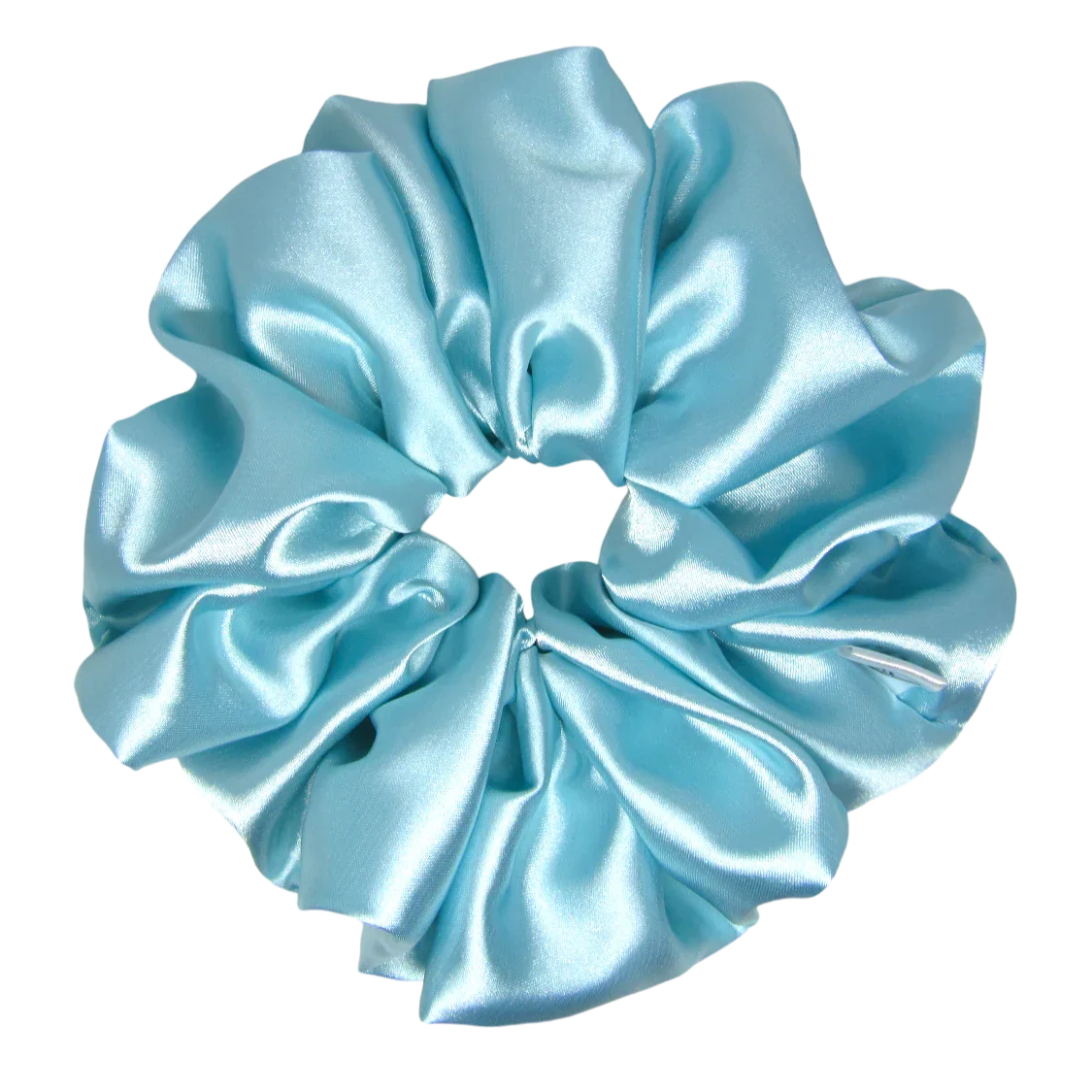 XXL Vaaleansininen satiini scrunchie - Hilla Lifestyle