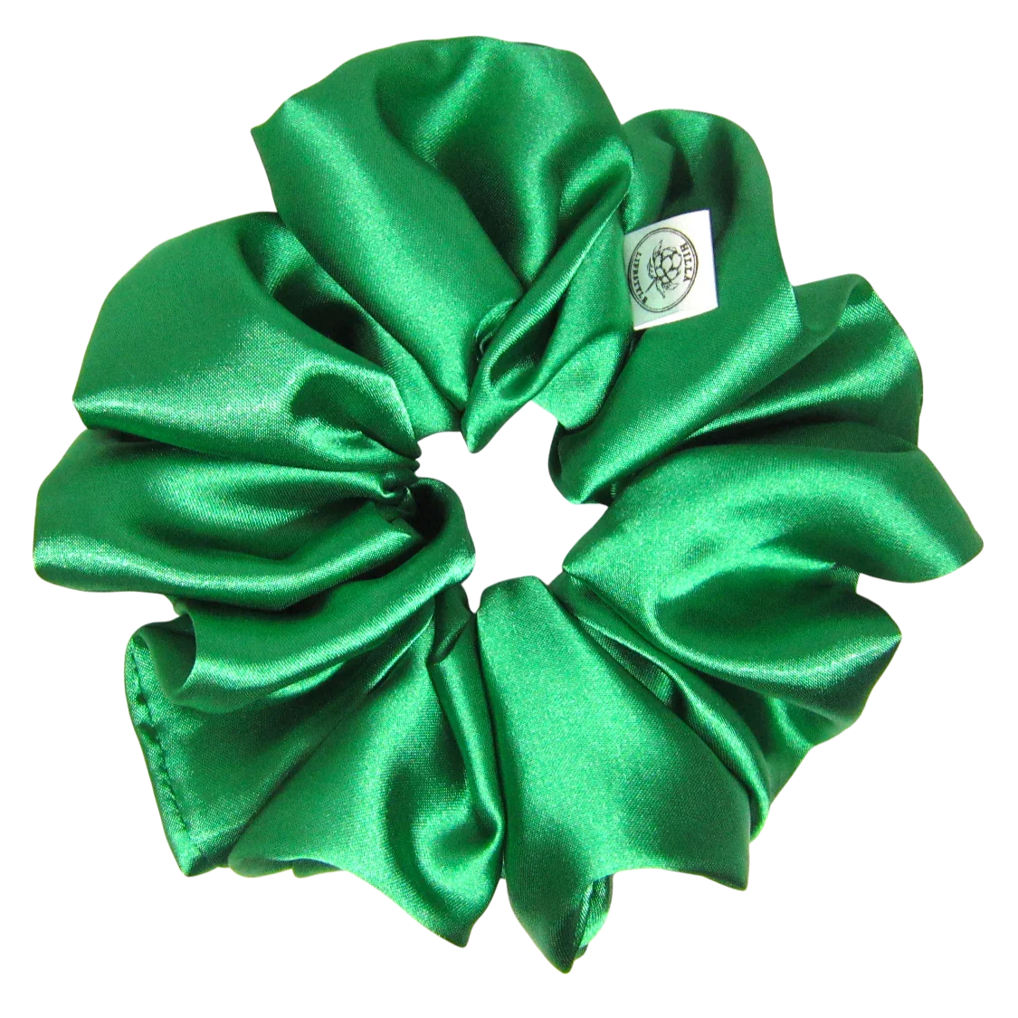 XXL Smaragdi satiini scrunchie - Hilla Lifestyle