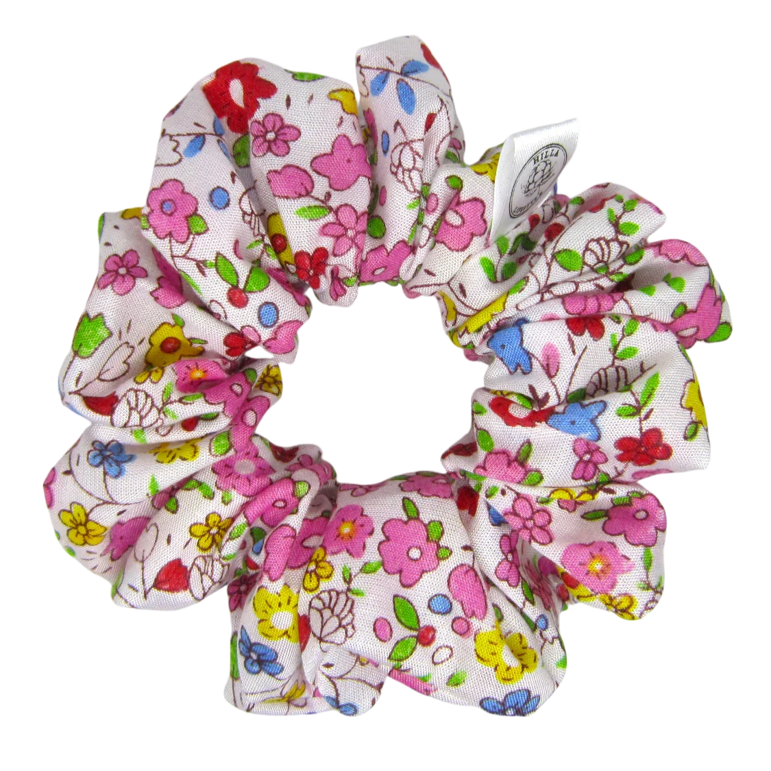 Normaali Kukka viskoosi scrunchie - Hilla Lifestyle