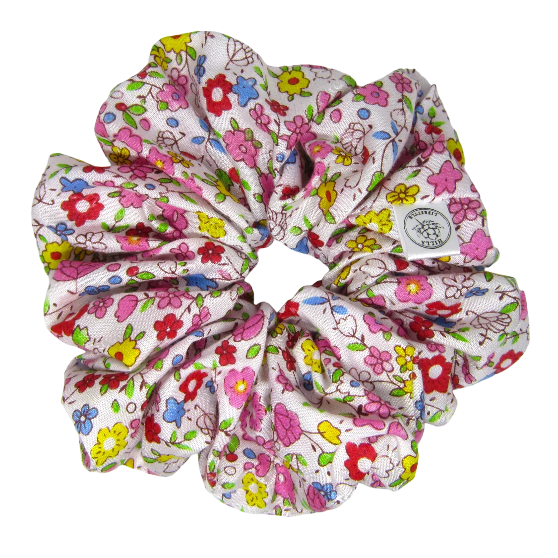 XXL Kukka viskoosi scrunchie - Hilla Lifestyle