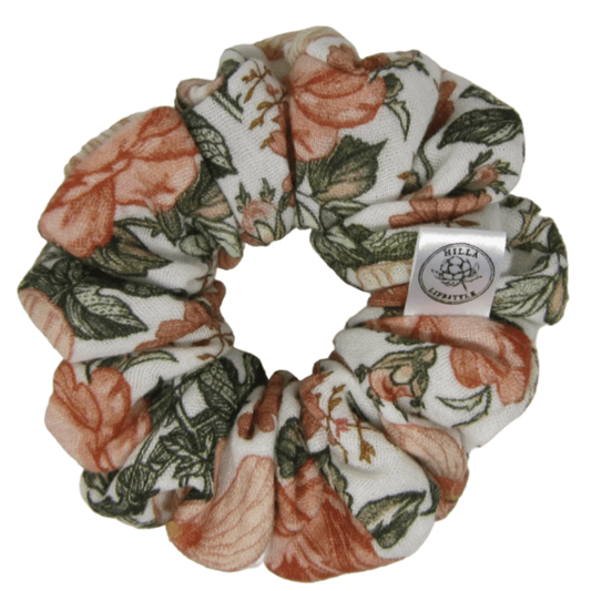 Musliini, Normaali - Hilla Lifestyle - Normaali Kukka harso scrunchie