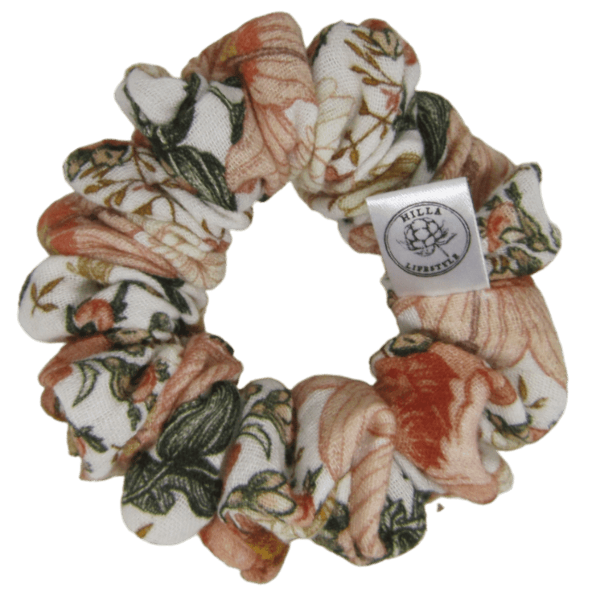 Mini, Musliini - Hilla Lifestyle - Mini Kukka harso scrunchie