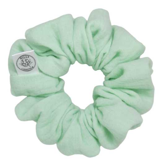 Musliini, Normaali - Hilla Lifestyle - Normaali Minttu harso scrunchie