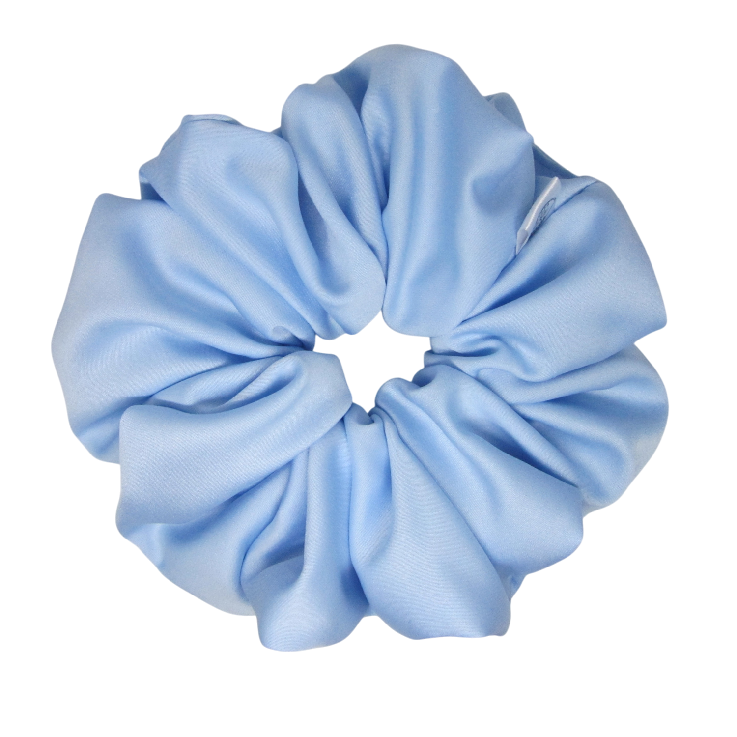 XXL Vaaleansininen mikrosatiini scrunchie - Hilla Lifestyle