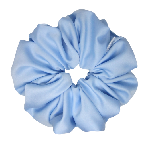 XXL Vaaleansininen mikrosatiini scrunchie - Hilla Lifestyle