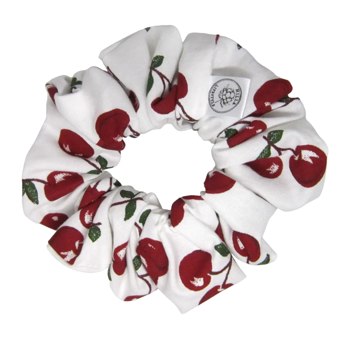 Normaali, Puuvilla - Hilla Lifestyle - Normaali Kirsikka puuvilla scrunchie