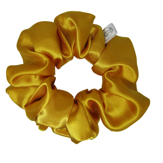 Normaali, Satiini - Hilla Lifestyle - Normaali Kulta satiini scrunchie