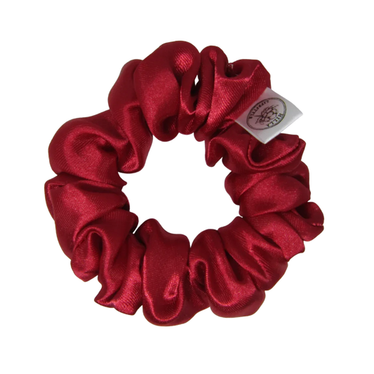 Mini Punainen satiini scrunchie - Hilla Lifestyle