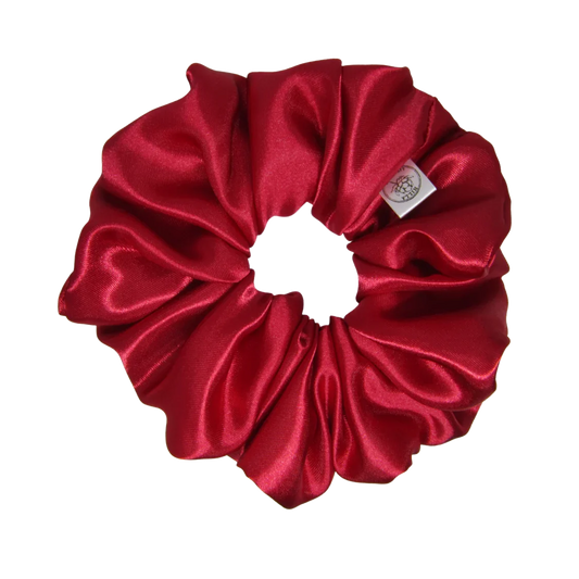 Normaali, Satiini - Hilla Lifestyle - Normaali Punainen satiini scrunchie