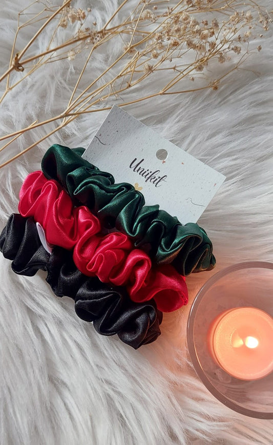 II-Laatuinen mini-scrunchie setti