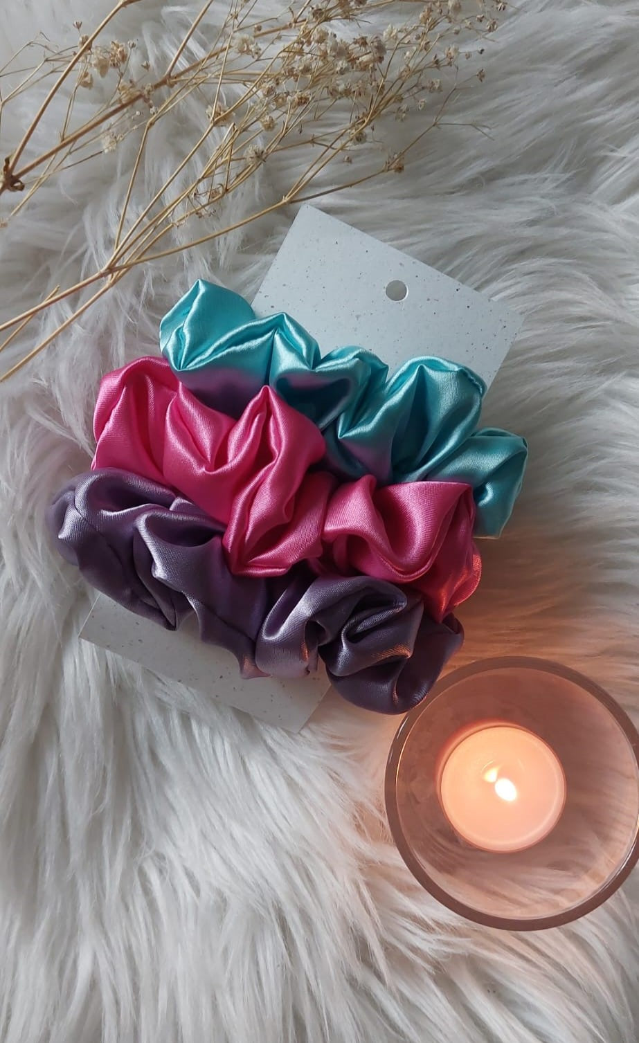II-Laatuinen normaali scrunchie setti - Hilla Lifestyle